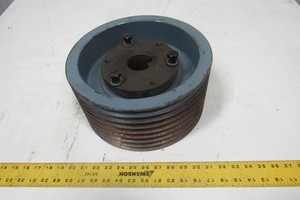 8/5V11.8-F 8 Groove Bushed Bore Pulley Sheave