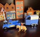 Vintage Corgi Toys Pony Club Land Rover 109 WB & Trailer Die Cast Model Car