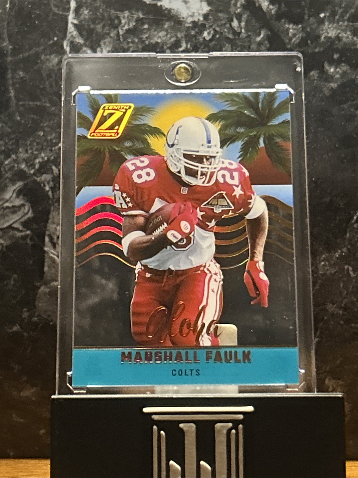 🔥2022 Panini Zenith - Aloha Marshall Faulk #AL-25 CASE HIT SHORT PRINT🔥