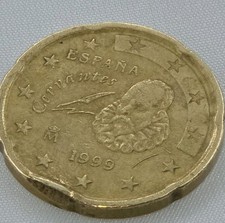 Pièce 20 Cent Euro 1999 Marquée
