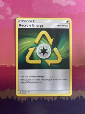 Pokemon Karte Recycling Energie Unified Minds Uncommon 212/236 Near Mint