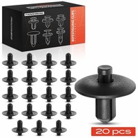 Frankberg 20X NYLON-CLIP Schwarz StoßFÄNger Passend FÜR Audi A2 A4 A5 A8 Q3 Q5