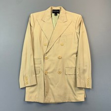 Vintage Ralph Lauren Collection Blazer Womens 12 Black Label Double Breasted USA