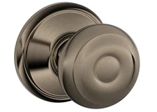 (Lot of 12) Schlage Georgian Passage Door Knob F10 GEO 620 Antique Pewter