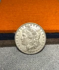 (#102037) Morgan Dollar: 1888 O.  Better date.  AU.  Luster.  (see video!)