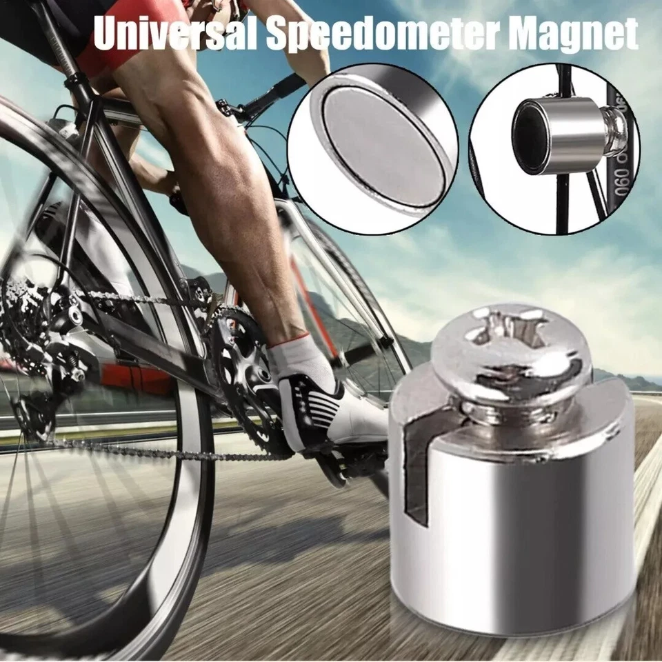 1pz Sensore Magnetico Raggi Tachimetro Universale per Bicicletta Bici Ruota Raggi - Immagine 2 di 4
