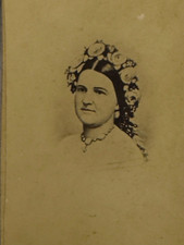 CDV Mary Lincoln Todd First Lady Carte de visite From a Brady Portrait