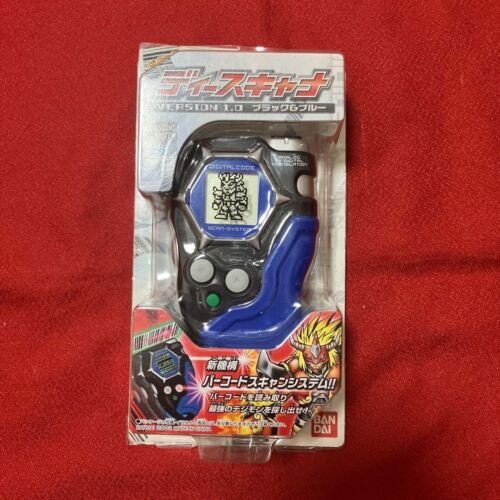 Digimon Frontier Digivice D-Scanner BANDAI Ver1.0 Black & Blue Tested from JAPAN