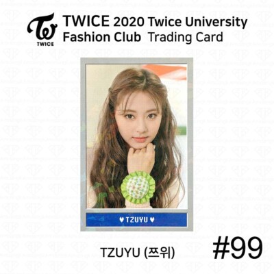 twice university 韓国販売のトレカ TWICE 2020 University Fashion Club Trading Card Photocard