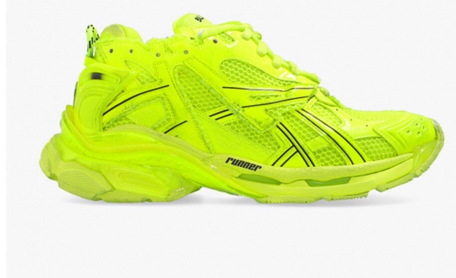 Balenciaga NEW!! Runner Sneaker Fluo NEON/ Black 6/36 | eBay Balenciaga NEW!! Runner Sneaker Fluo NEON/ Black 6/36 | eBay