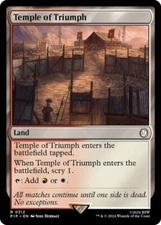 Temple of Triumph - Fallout PIP - Rare - MTG Magic Pack fresh