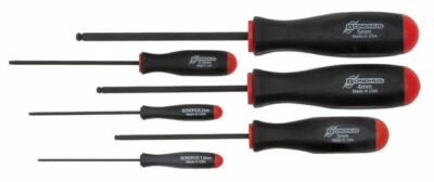 Bondhus BSX6M 6-teiliges 1,5-5 mm Kugelende Sechskantschlüssel Schraubendreher Set