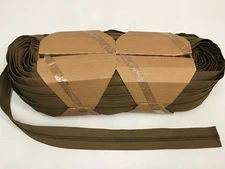 YKK ZIPLON® Zipper 9CF 1" Chain Coil Zipper Tape Military Grade COY D334 - Yard