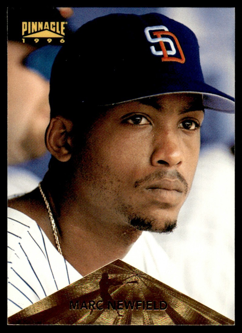 1996 Pinnacle #51 Marc Newfield San Diego Padres