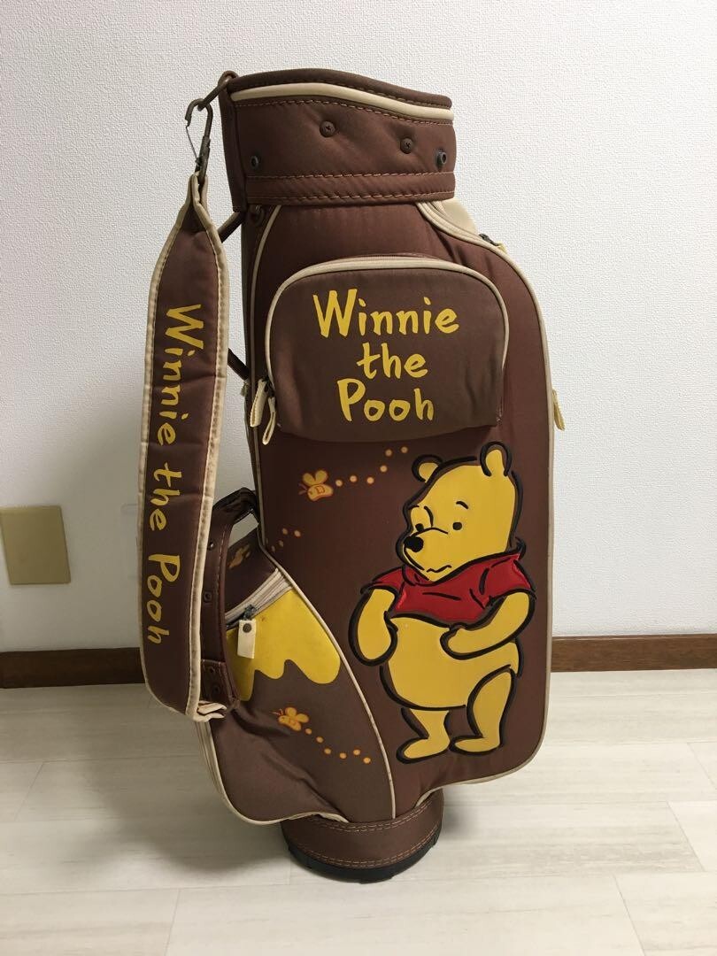 Winnie the Pooh キャディバッグ　ゴルフバッグ Disney Winnie the Pooh GOLF Shoulder Type Caddy bag RARE