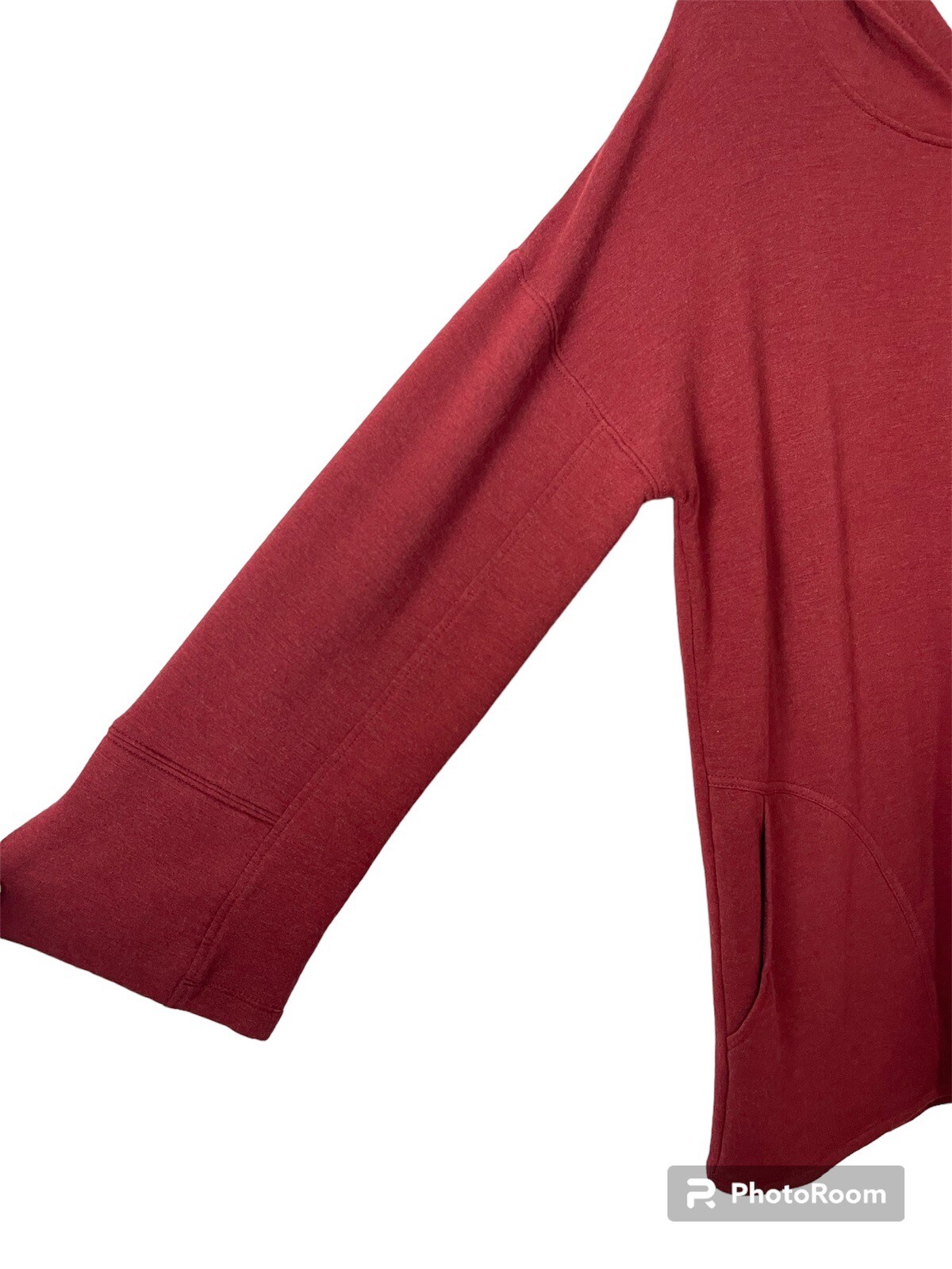 Soft surroundings Extra Soft Pullover Hooded 3/4 … - image 5