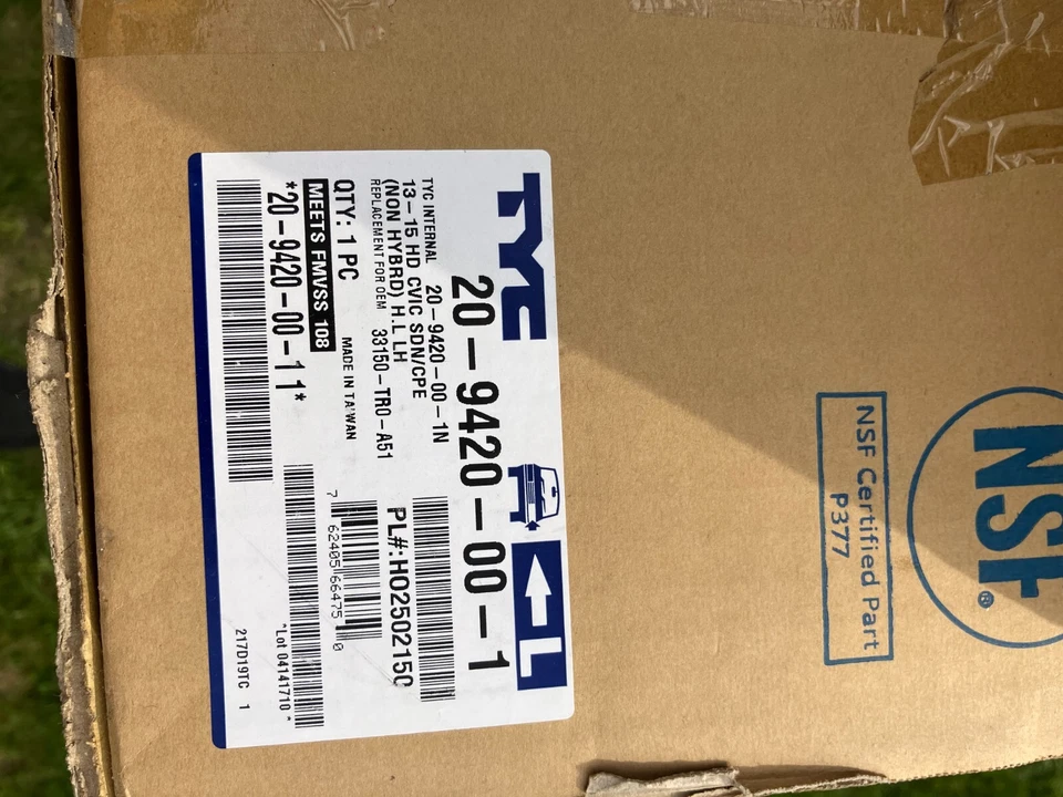 Conjunto de faros - Certificado NSF TYC 20-9420-00-1 para Honda Civic 13-15 NUEVO Foto 2 de 2