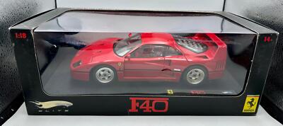 1:18 Ferrari F40 -- Red -- Hot Wheels Elite | eBay