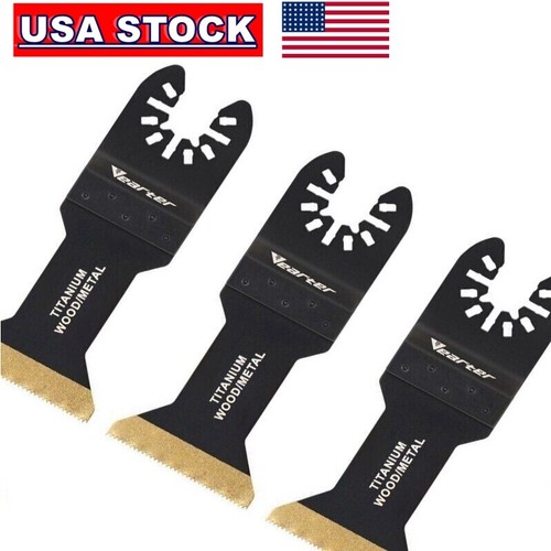 3PCS/Set 44mm Metal Wood Universal Oscillating Multitool Quick Release