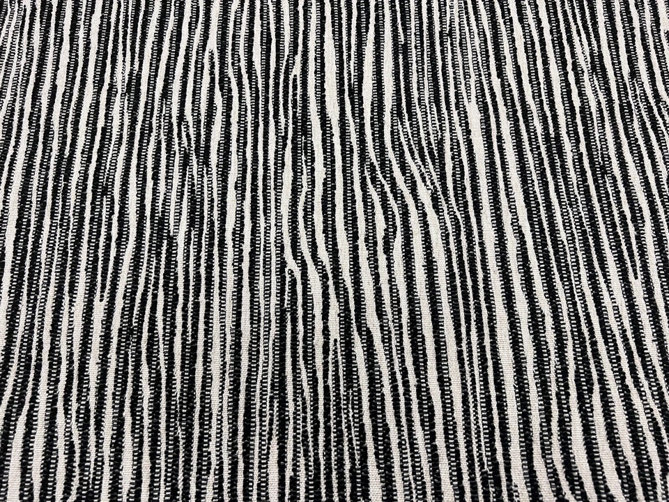 Tela de refuerzo Larsen tejido irregular a rayas - Ébano Constantino 3,10 yardas L9288-05 Foto 4 de 4