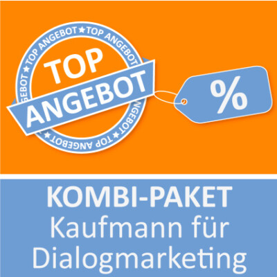 Kombi-Paket Kaufmann für Dialogmarketing - Lernkarten Prüfung Prüfungsvorbereitu