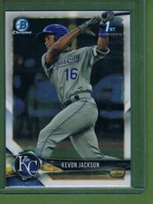 2018 Bowman Chrome Draft 1st Bowman Kevon Jackson #BDC-83 Kansas City Royals