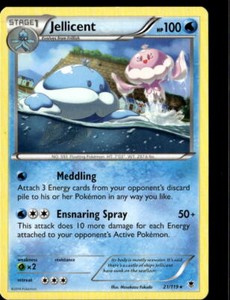 Pokemon Jellicent 21/119 Phantom Forces Non Holo Rare