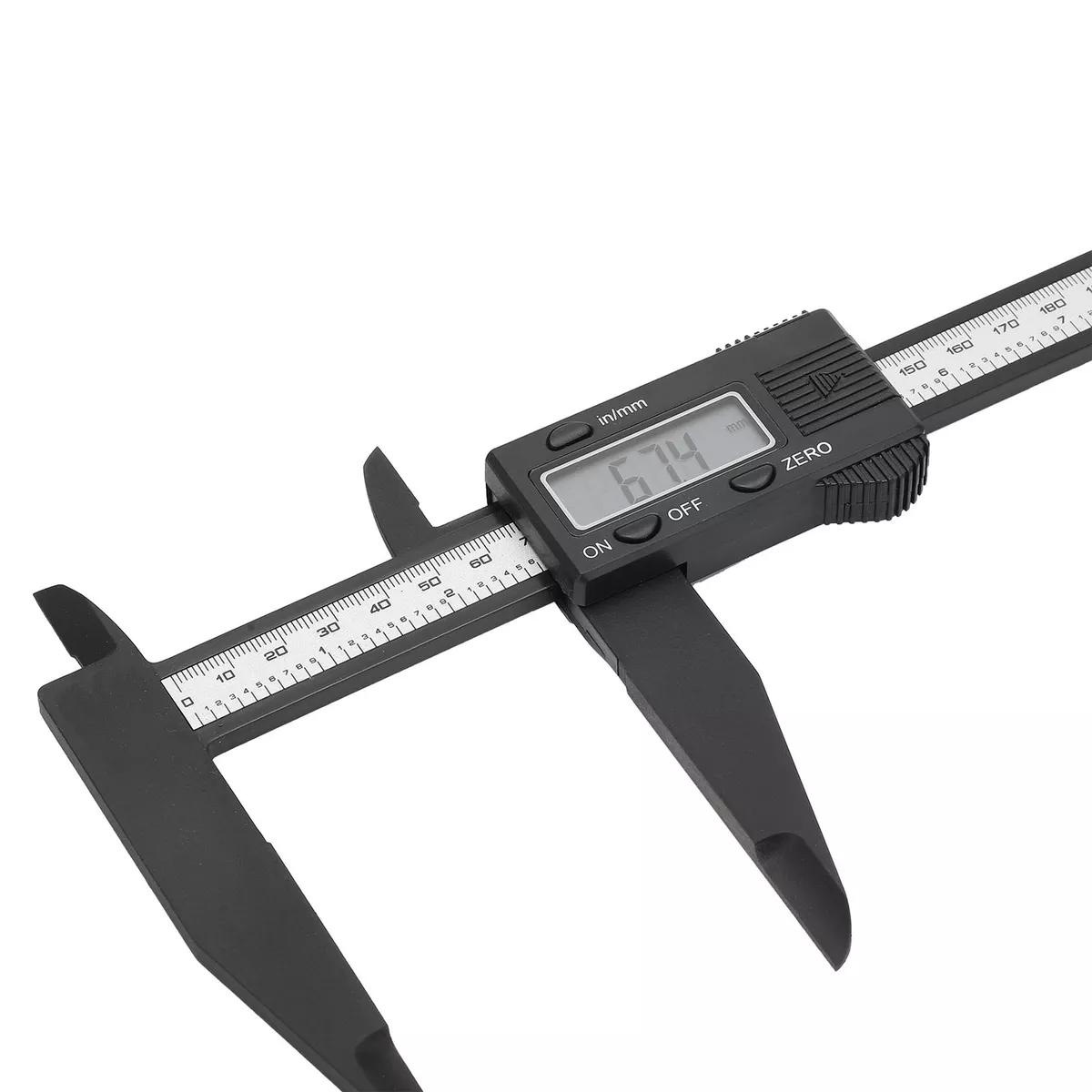 0‑300mm/12inch LCD Digital Caliper Carbon Ruler Vernier Caliper