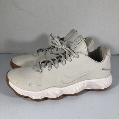 Nike RARE   Men s 7.5 Air Hyperdunk Shoes 2017 Low White Gum Leather 897636-901