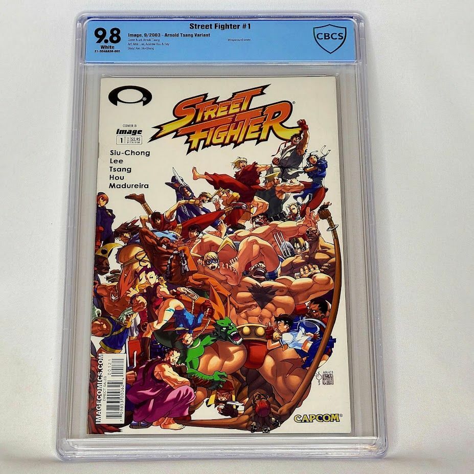 ドラパルト　ポスター Street Fighter #1 Cover B Image 2003 CBCS 9.8 Arnold Tsang