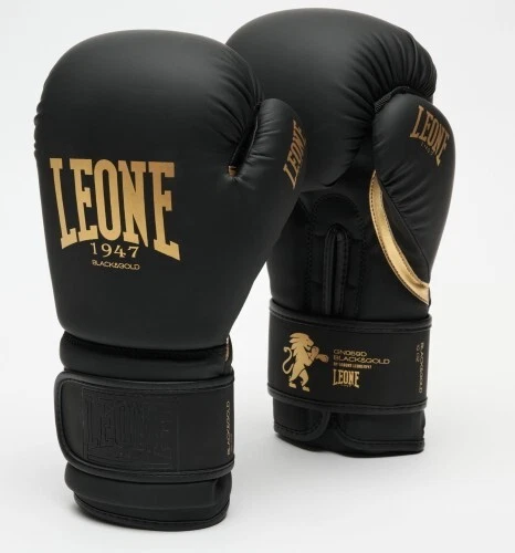 GUANTONI LEONE 1947 GN059D BLACK&GOLD BOXE THAI KICK MMA