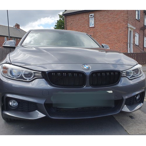 Matte Black Fit For BMW F32 F33 F36 F80 F82 M Style Front Grille Grill 2020 428i - Picture 6 of 10