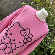 New Girl Order X Sanrio Hello Kitty Sweater Dress Hot Pink UK 8 Barbiecore