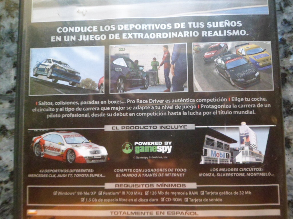Pro Race Driver PC Racing Carreras de coches Racer en castellano eBay