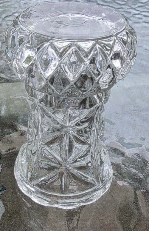 Vintage Zajecar Lead Crystal Fancy Glass Toothpick Holder eBay
