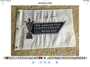 Hale Irwin Signed Autographed Embroidered Golf Flag PGA