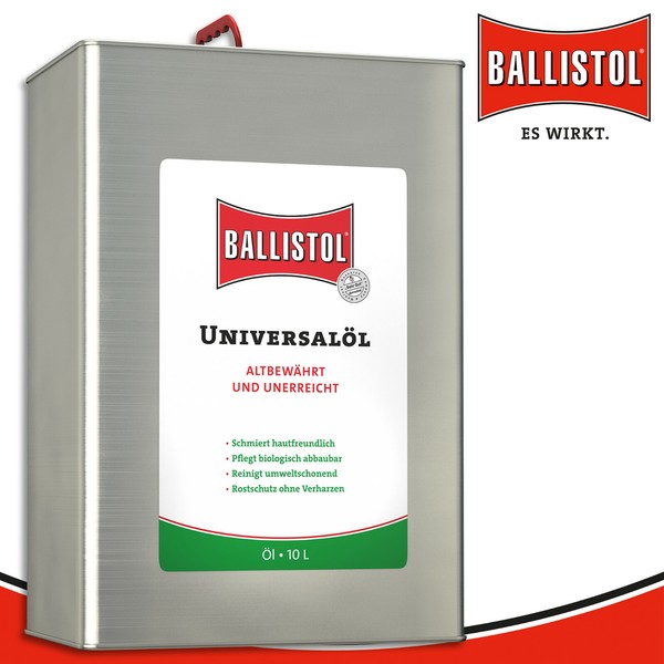 Ballistol 10 L UniversalöL Kanister | KriechöL | WaffenöL | Auto | Haus | Hobby-image