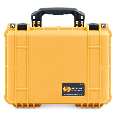 Yellow & Black Pelican 1450 case. Comes with foam.