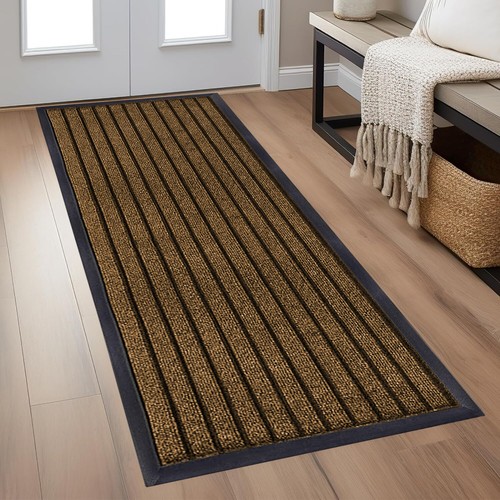 Non Slip Heavy Duty Rubber Barrier Mat Hall Hallway Kitchen Runner Rug Door Mats - Picture 6 of 55