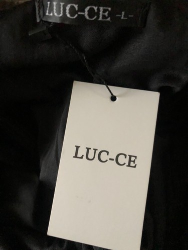 LUC-CE Black Strapless Sequin Party Dress, Size L, BNWT - Picture 3 of 5