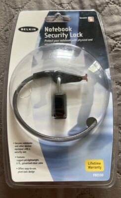 Belkin Notebook Security Lock Theft device Accessory 