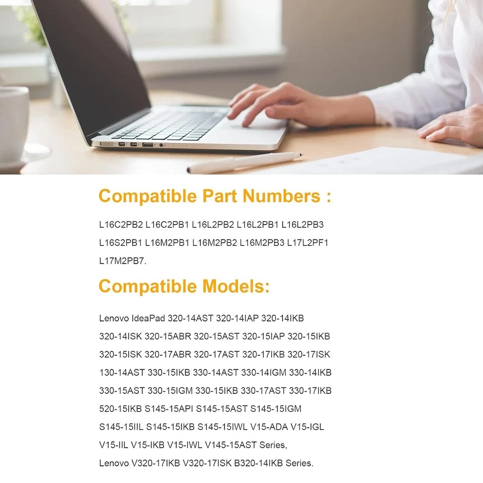 BATERÍA PARA LENOVO Ideapad 330-14IKB 330-15IKB 330-17IKB 520-15IKB V320-17IKB EE. UU. Foto 2 de 4