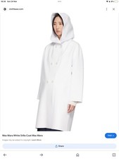 Stilla Raincoat In 002 White Size 14 Rare