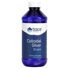 Trace Minerals Research Colloidal Silver 30 ppm 8 fl oz 237 ml Allergen-Free ,