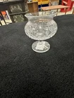 Vintage WATERFORD Crystal Footed Pedestal Compote Bowl Candy DIsh
