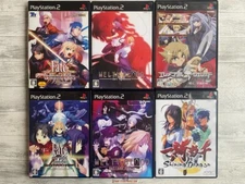 SONY PS2 Fate & Melty Blood & Elemental Gelade & Ikkitousen set from Japan