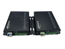 Serial to Fiber Converter Bidi (1 x RS 232+ 4 x RS 485) over 20Km SM Fiber w/SFP