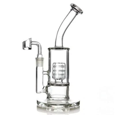 SUNBOWL 9.4" Glass Water Pipes for Smoking Bong Medium Waterpipe Inside Birdcage Bongs