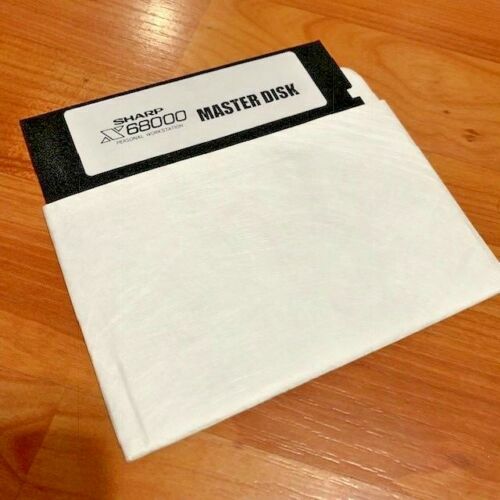 Sharp X68000 MASTER DISK System Disc in English Floppy 5.25 5 1/4 NEW SCSI SASI - Picture 3 of 5