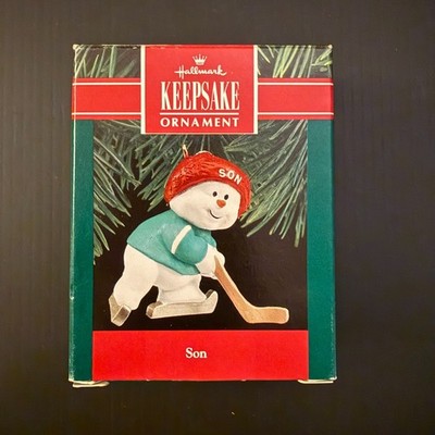 Vintage Halmark Keepsake Christmas Ornament Son - Dated 1990